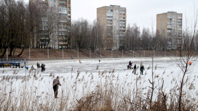 Zemledus makšķernieki