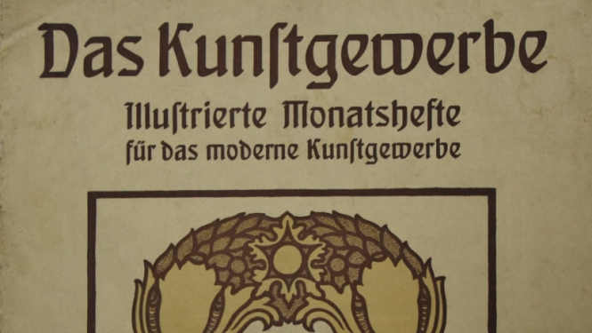 Žurnāla “Die Kunstgewerbe” vāks
