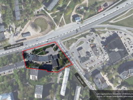 Teritorija iezīmēta kartē