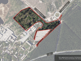 Teritorija iezīmēta kartē