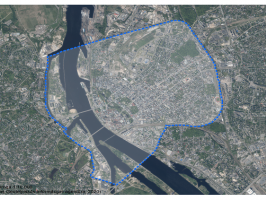 Karte par Rīgas vēsturiskā centra un tā aizsardzības zonas lokālplānojuma izstrādes uzsākšanu