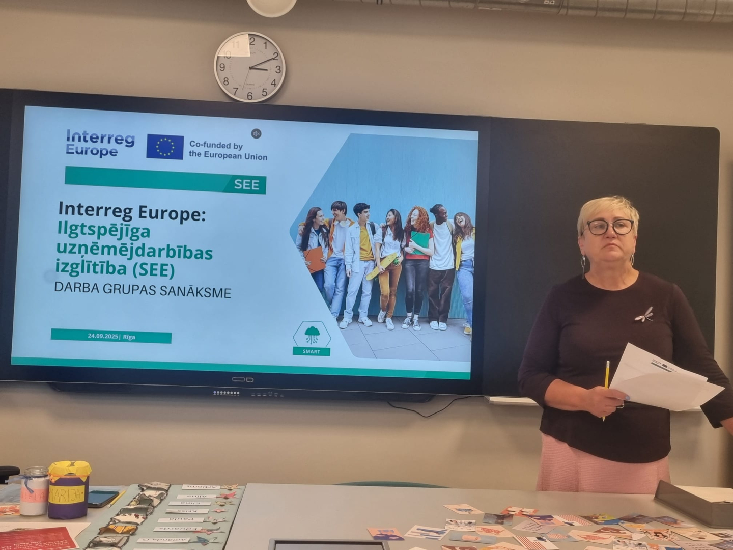 Europe projekta “Ilgtspējīga uzņēmējdarbības izglītība” darba grupas sanāksme