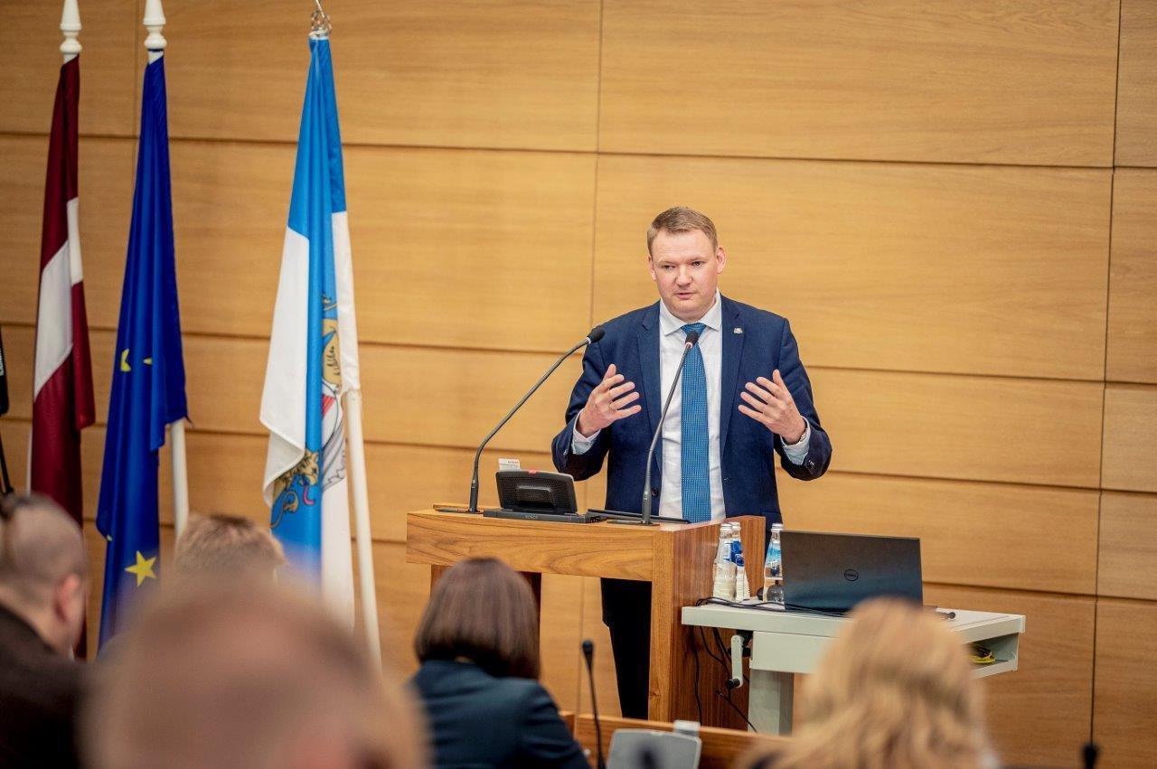 Rīgas domes priekšsēdētājs vietnieks Edmunds Smiltēns