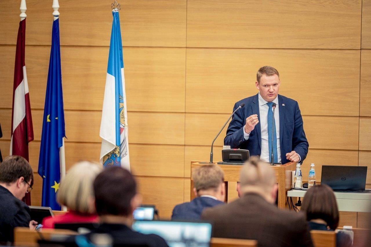 Rīgas domes priekšsēdētājs vietnieks Edmunds Smiltēns