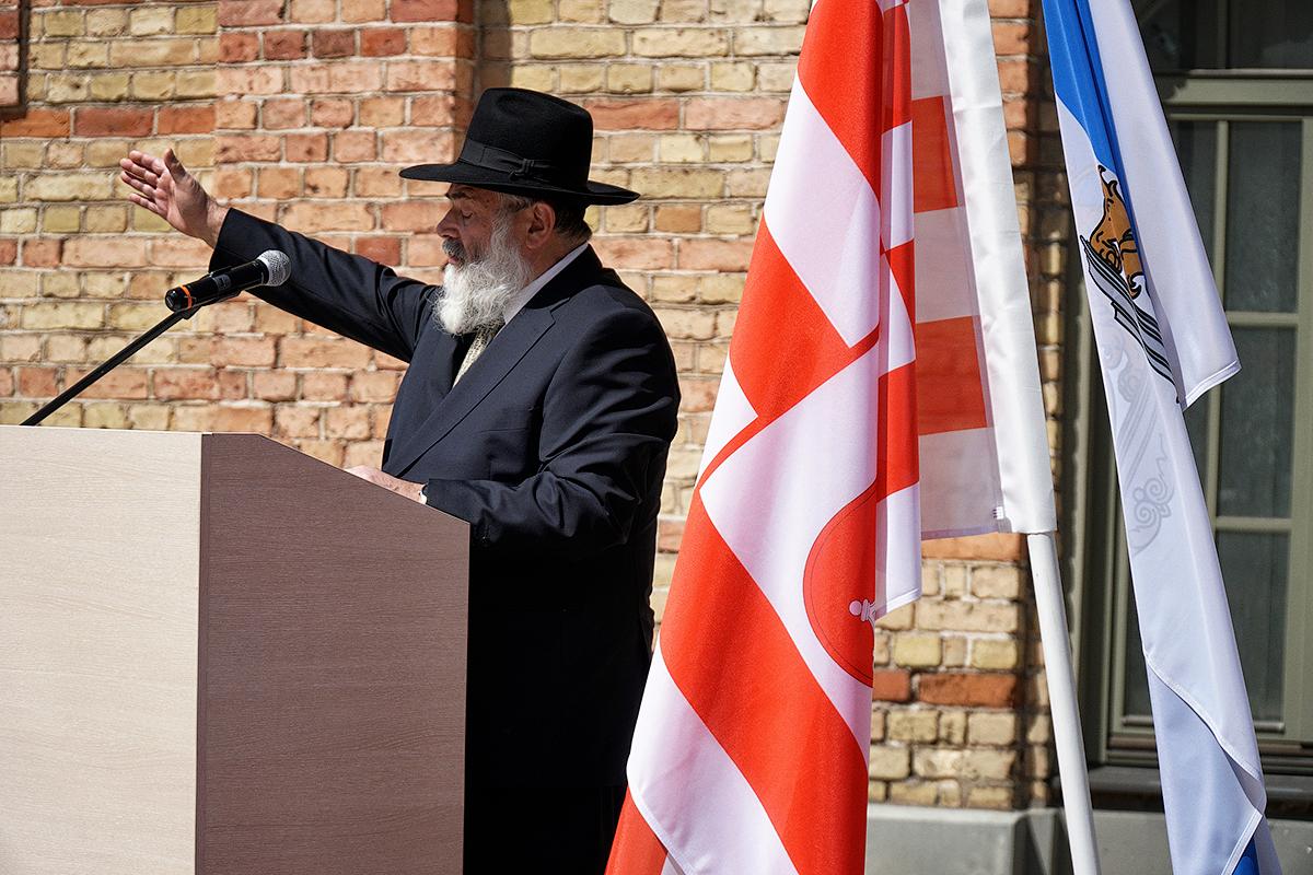 Holokausta muzeja valdes prieksšēdētājs rabīns Dr.Manahems Barkans