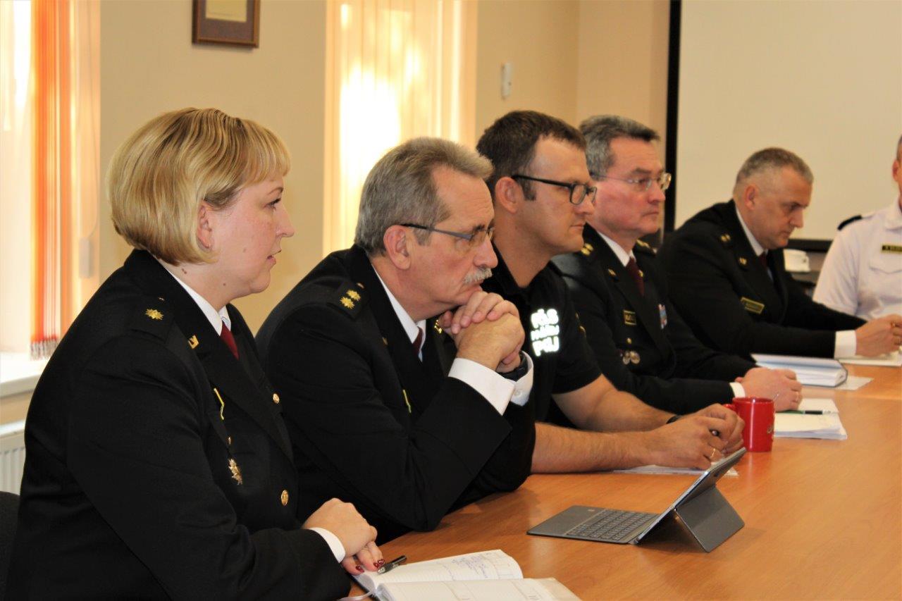 Rīgas domes priekšsēdētāja vietniece Linda Ozola tiekas ar Rīgas pašvaldības policijas priekšnieku Juri Lūkasu 