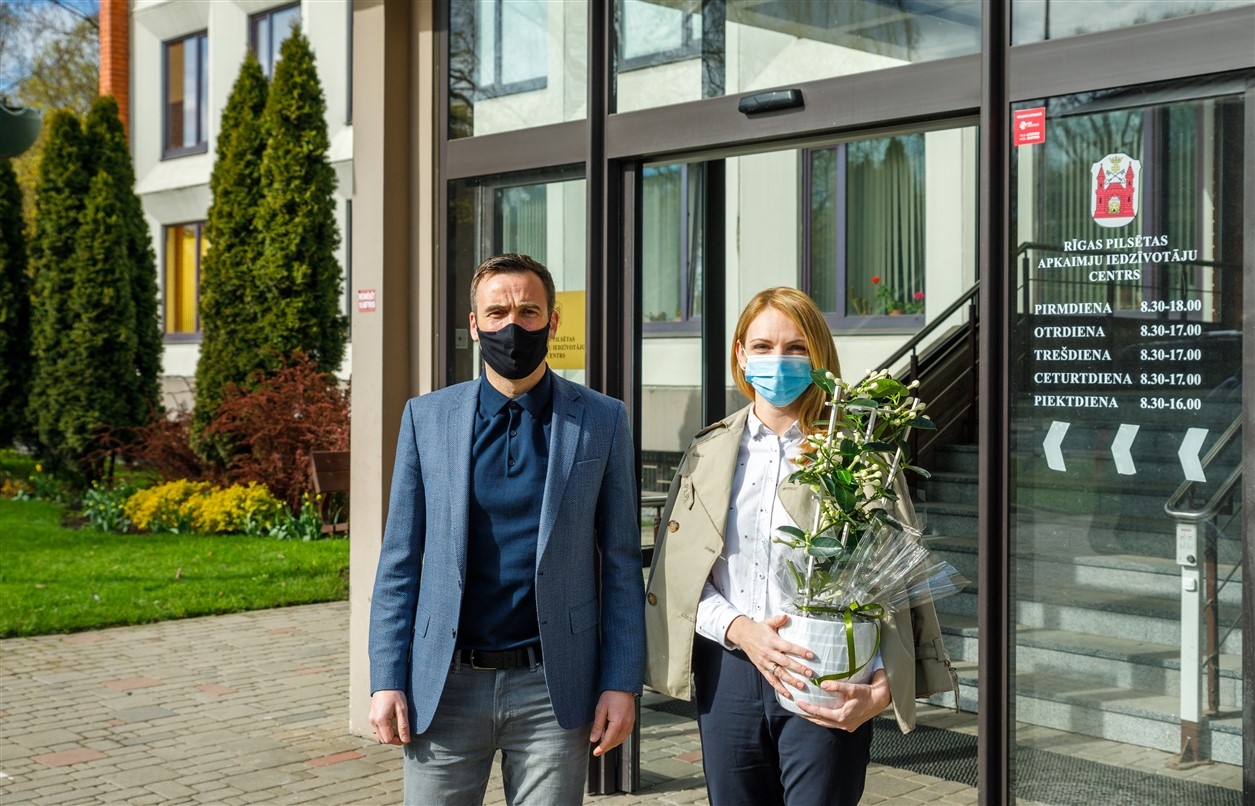 M.Staķis apmeklē Rīgas pilsētas Apkaimju iedzīvotāju centra punktu 