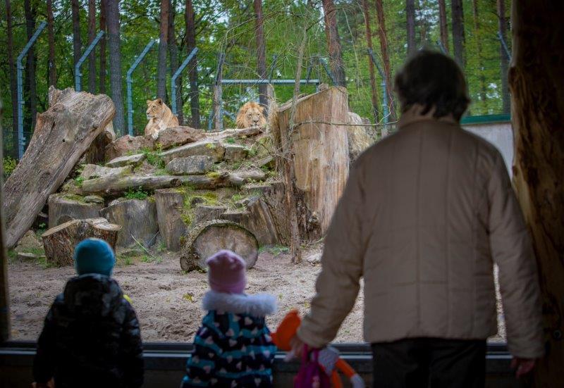 Rīgas Zooloģiskais dārza apmeklētāji
