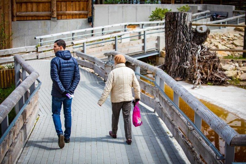 Rīgas Zooloģiskais dārza apmeklētāji