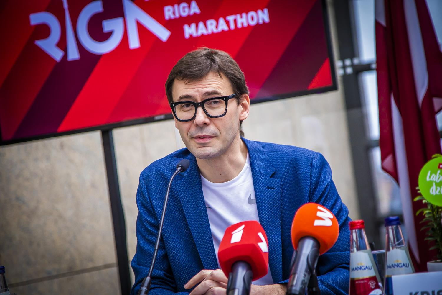 Preses konference par Rimi Rīgas maratonu