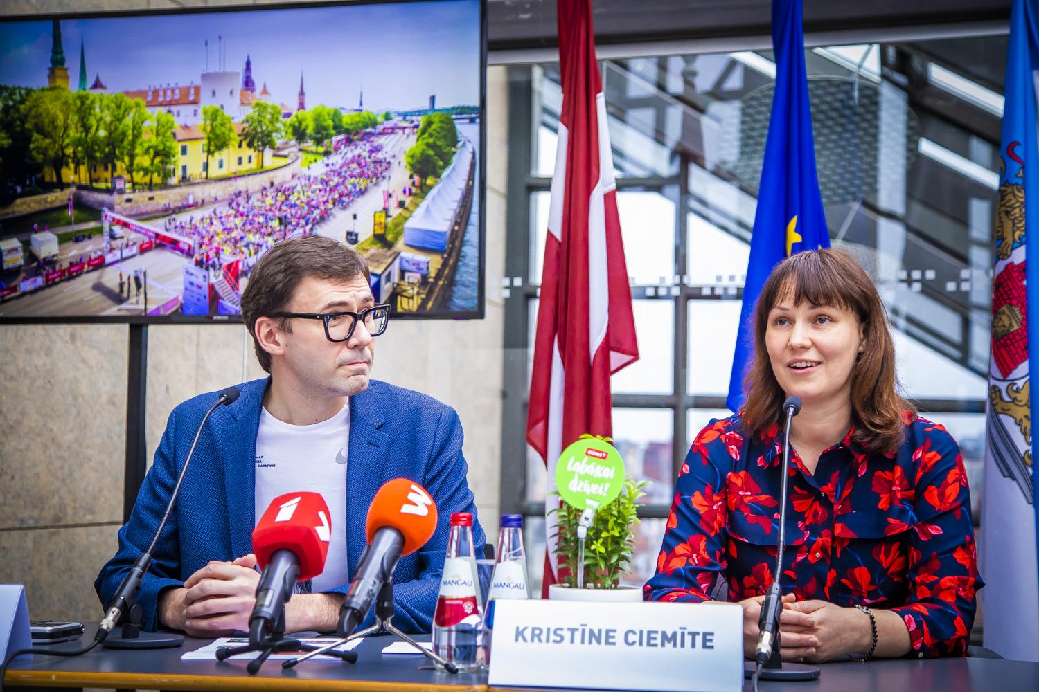 Preses konference par Rimi Rīgas maratonu