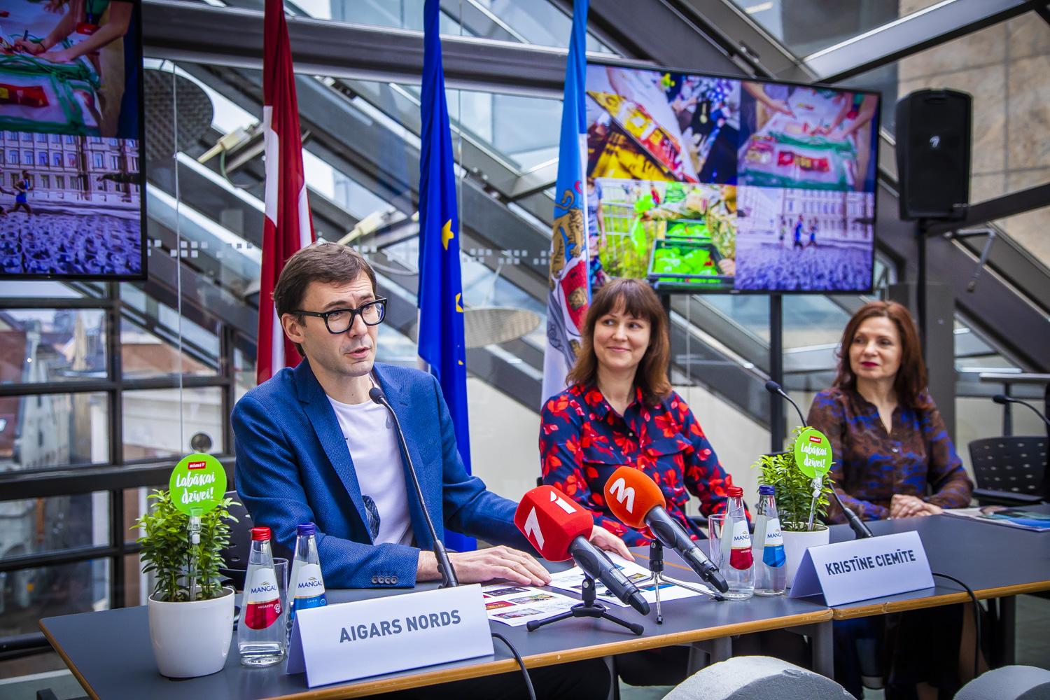 Preses konference par Rimi Rīgas maratonu