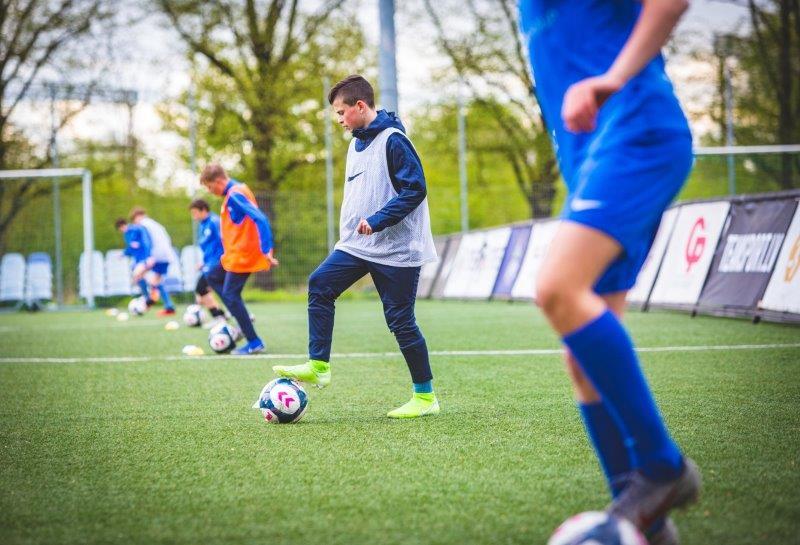 Rīgas Futbola skolas treniņš