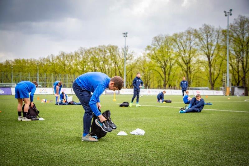 Rīgas Futbola skolas treniņš