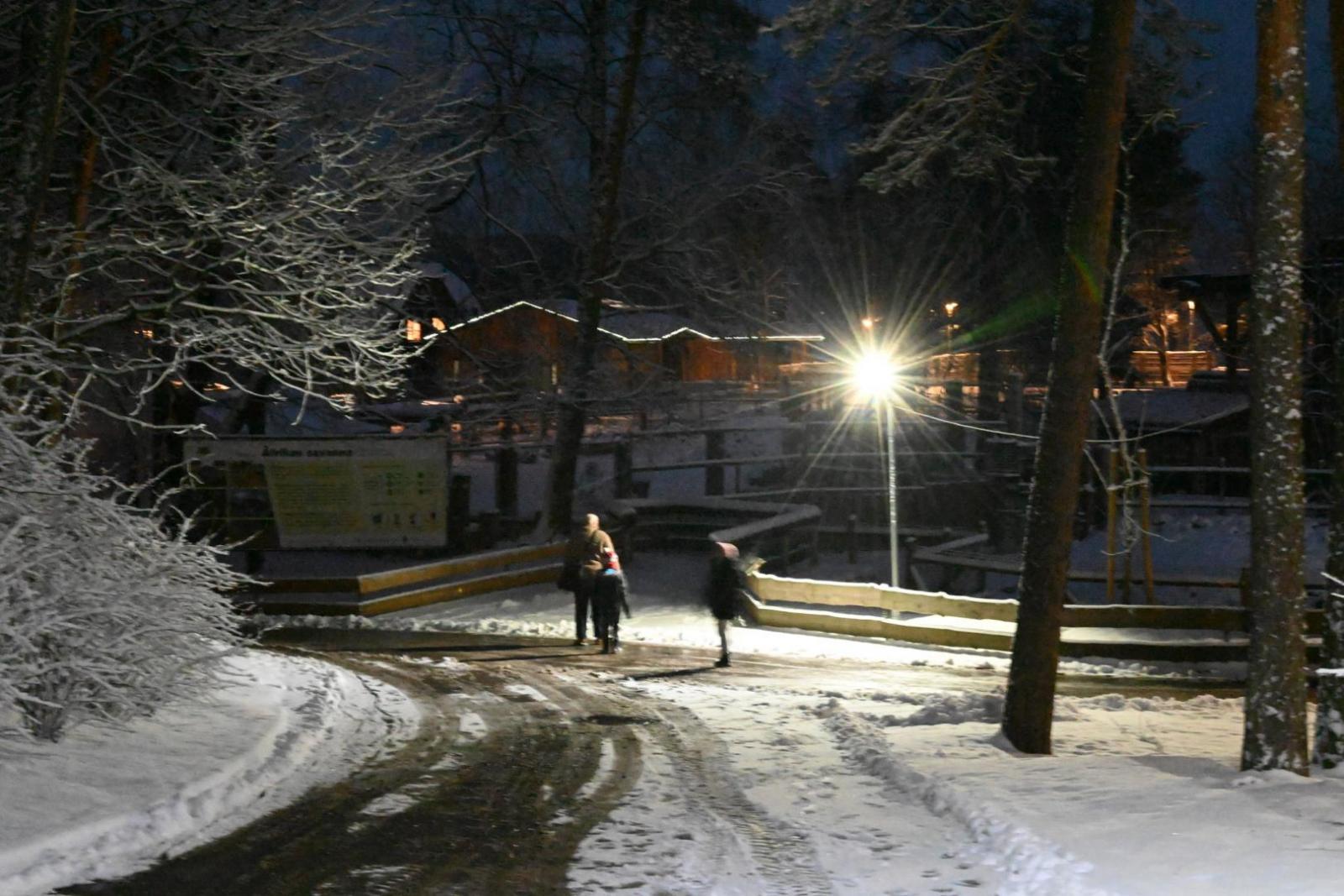 Rīgas zooloģiskais dārzs naktī