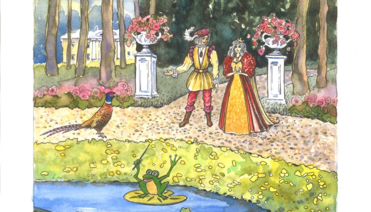 Jekaterinas Ribakovas ilustrācija grāmatai Brinumvardulēns