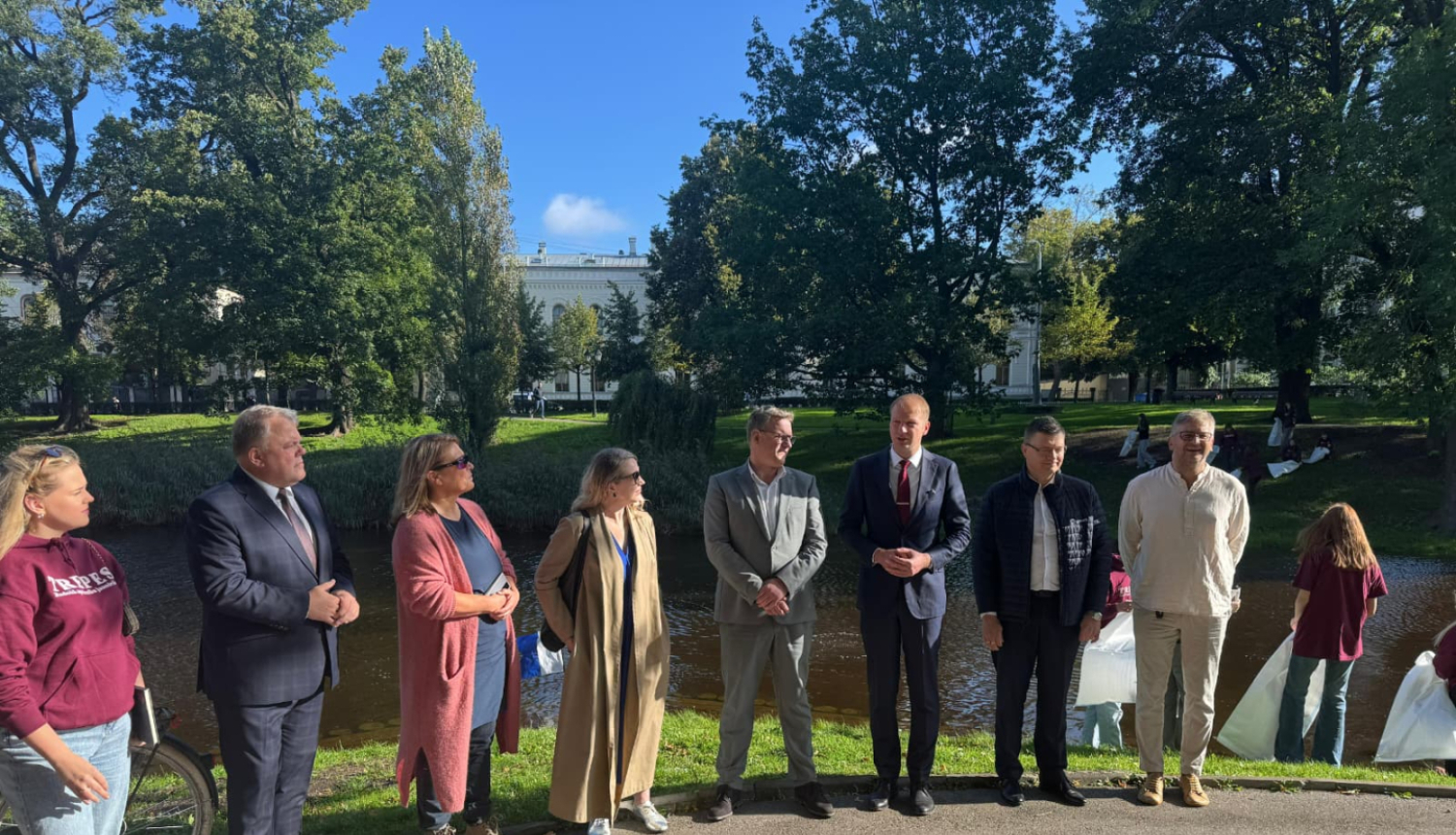 Lielās talkas pasākuma dalībnieki