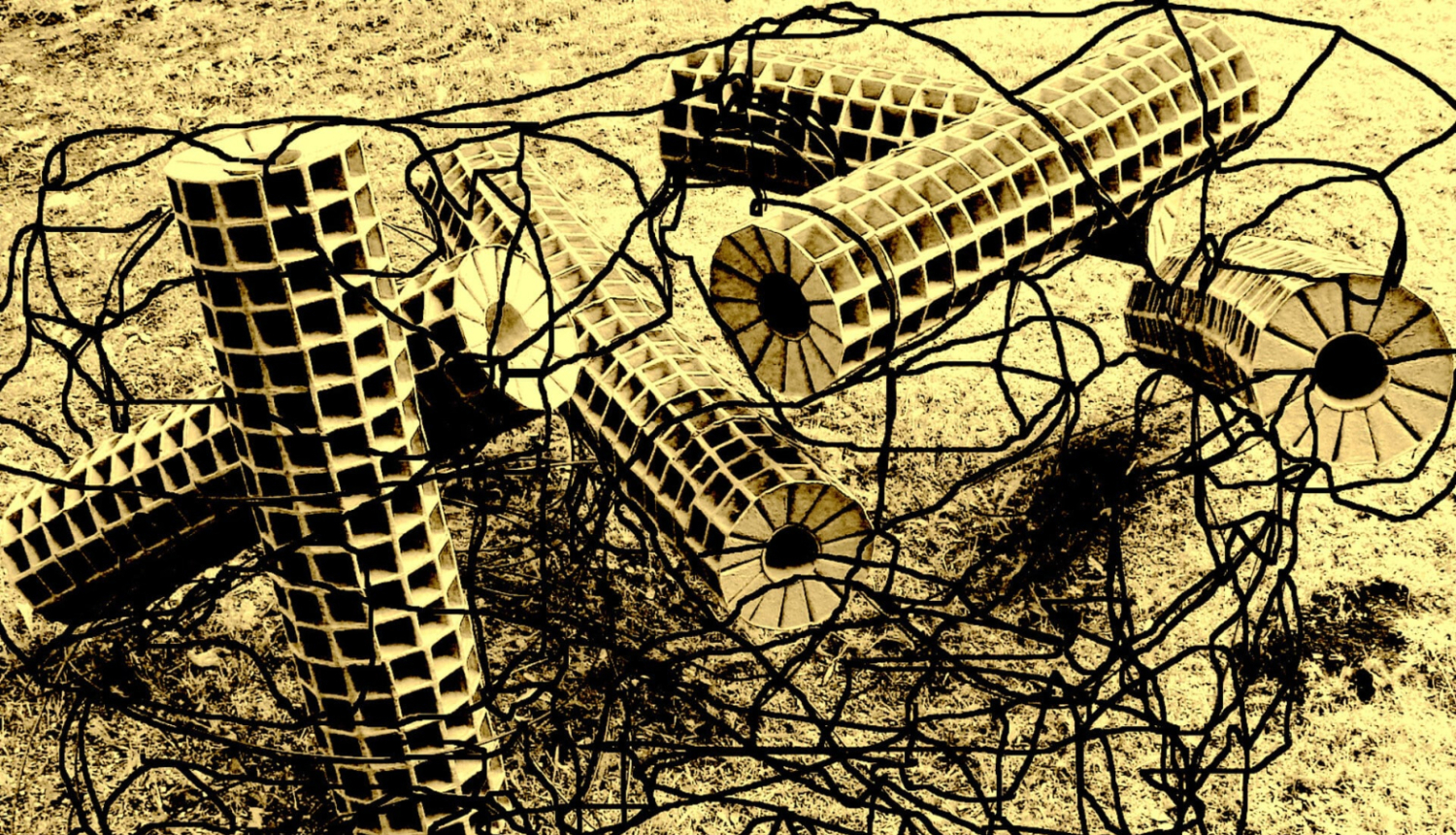 Pētera Sidara izstādes “Īstā vieta īstajā vietā” darbs