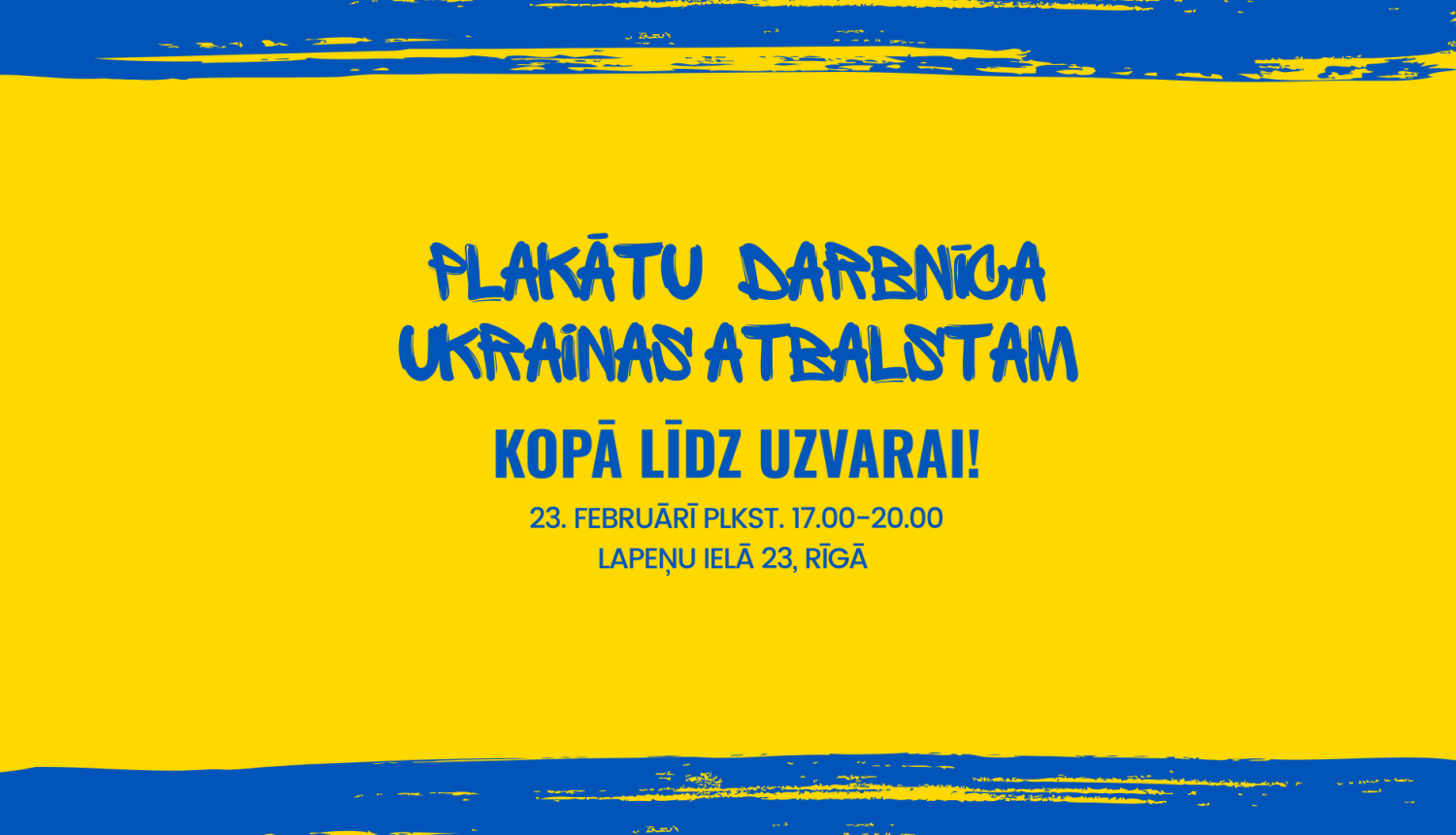 Plakātu darbnīcas vizuālis