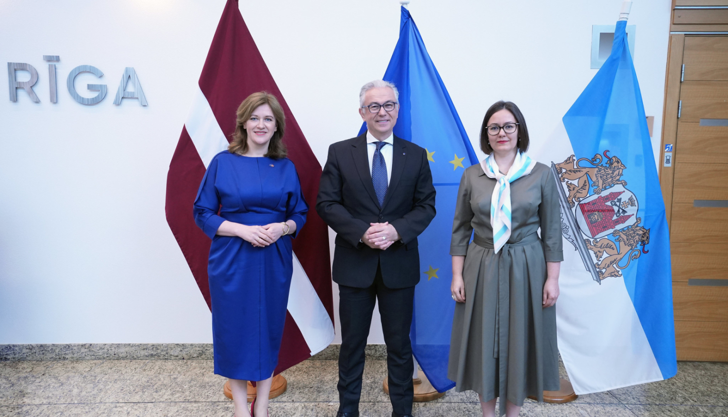 Rīgas domē viesojas Eiropas Padomes Parlamentārās asamblejas prezidents