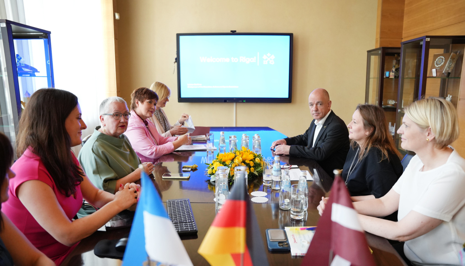 Rīgas dome viesojas Brēmenes delegācija