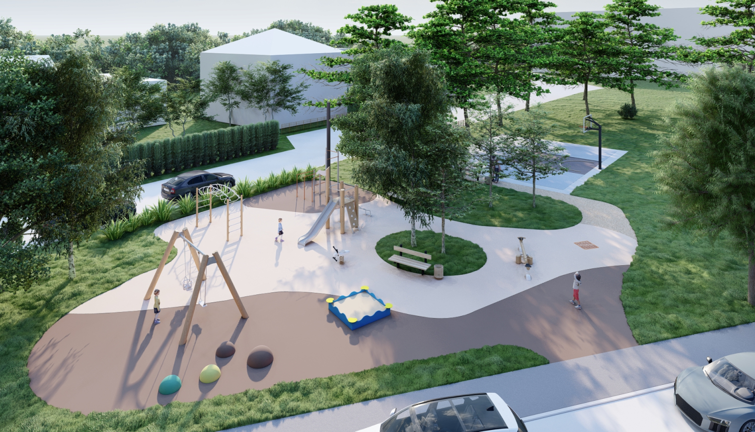 Rotaļu laukuma vizuālizācija