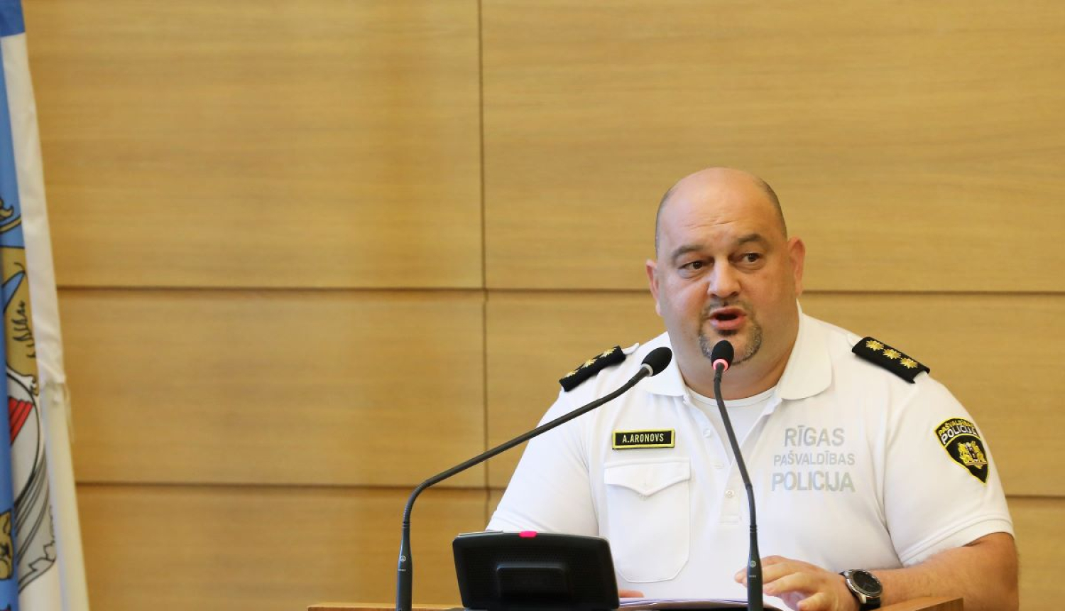 Rīgas pašvaldības policijas priekšnieka vietnieks Andrejs Aronovs
