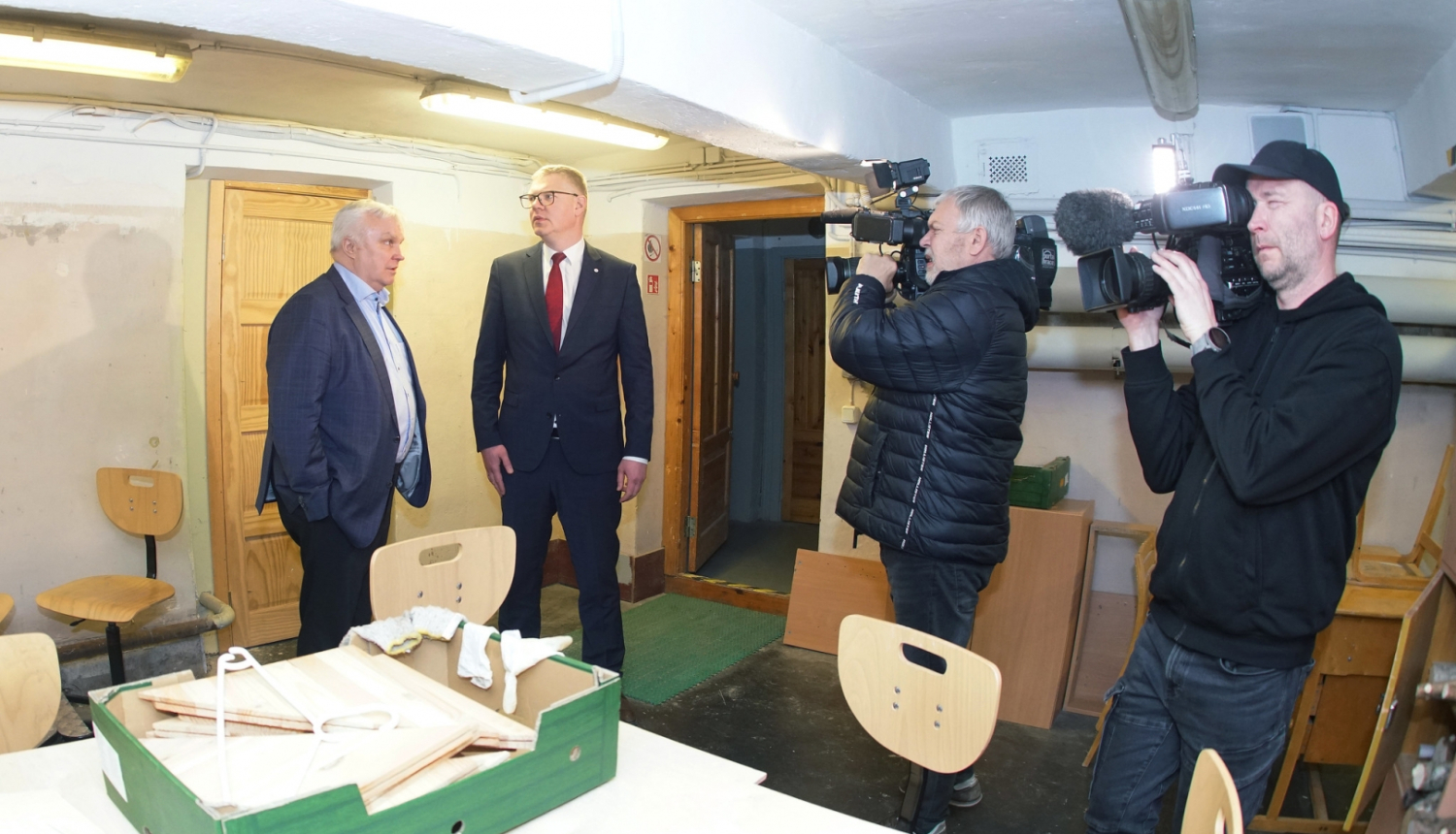 Apskata Rīgas 49.vidusskolas pagrabu