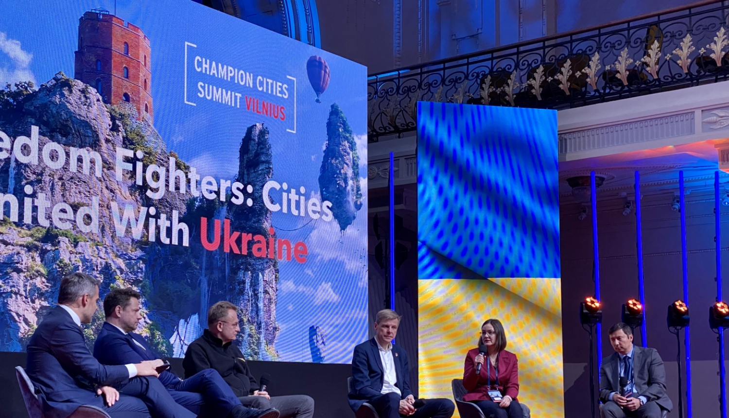 Polijas,Lietuvas, Igaunijas, Ukrainas pilsētu mēri un Rīgas vicemēre Linda Ozola