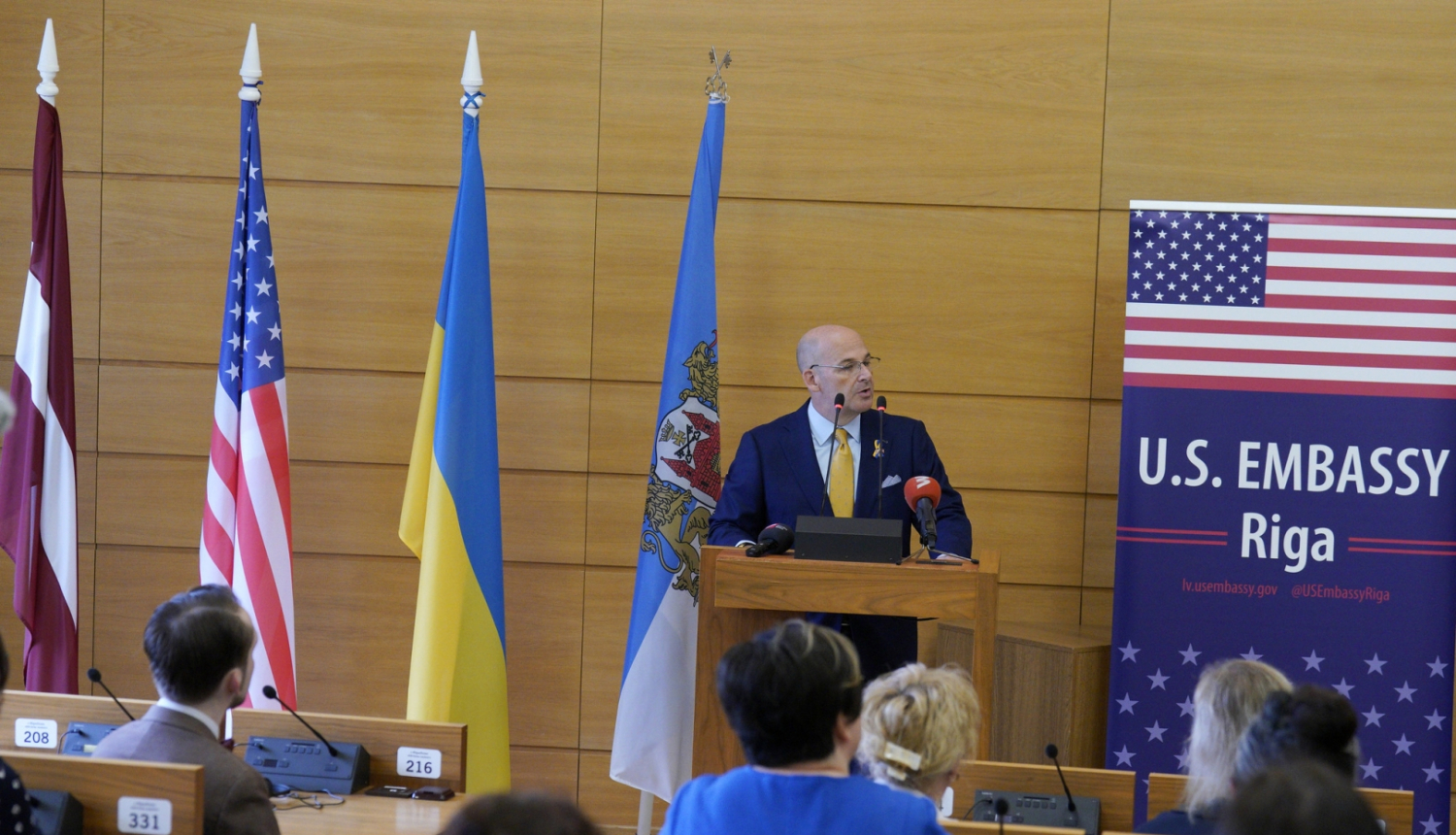 ASV vēstnieks Latvijā Kristofers Robinsons