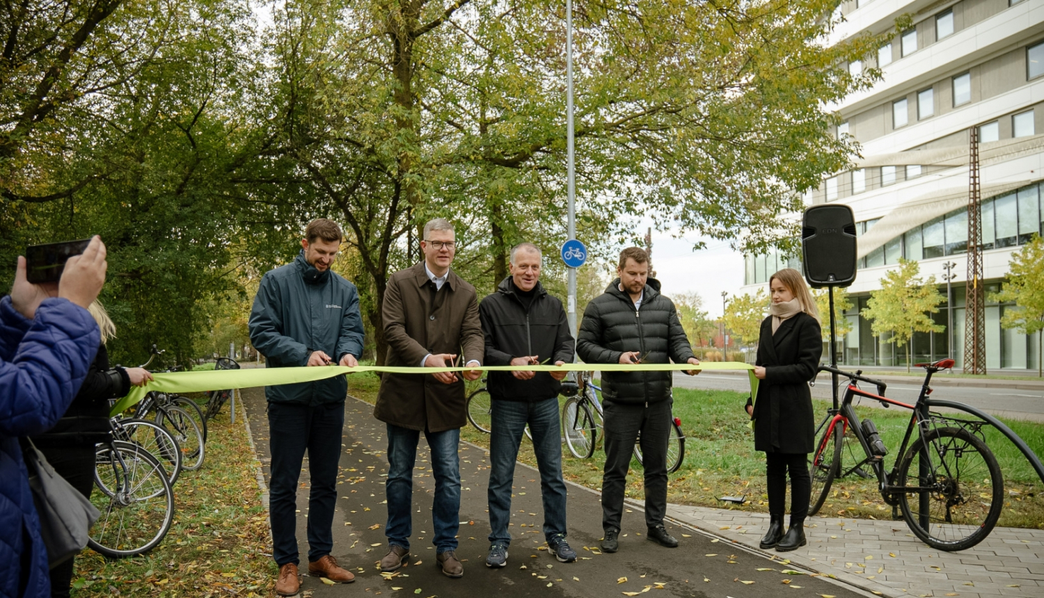 Atklāj veloceliņu Centrs - Ziepniekkalns