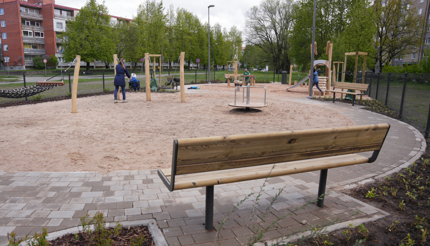 Līdzdalības budžeta konkursa projekts “Purvciema atpūtas stūrītis