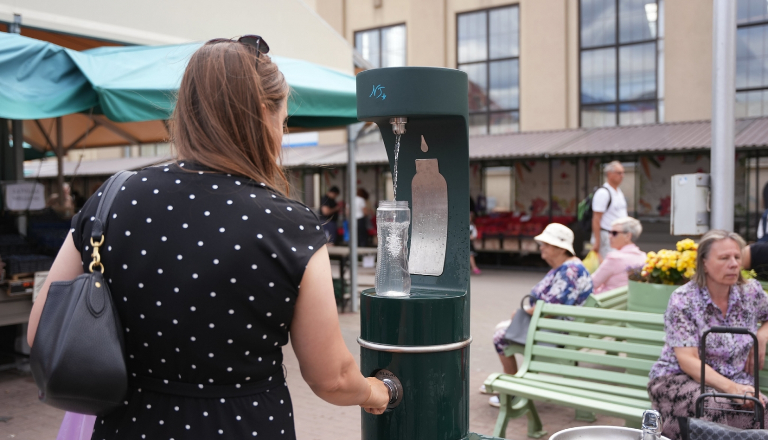 Ūdens brīvkrāns Rīgas centrālajā tirgū