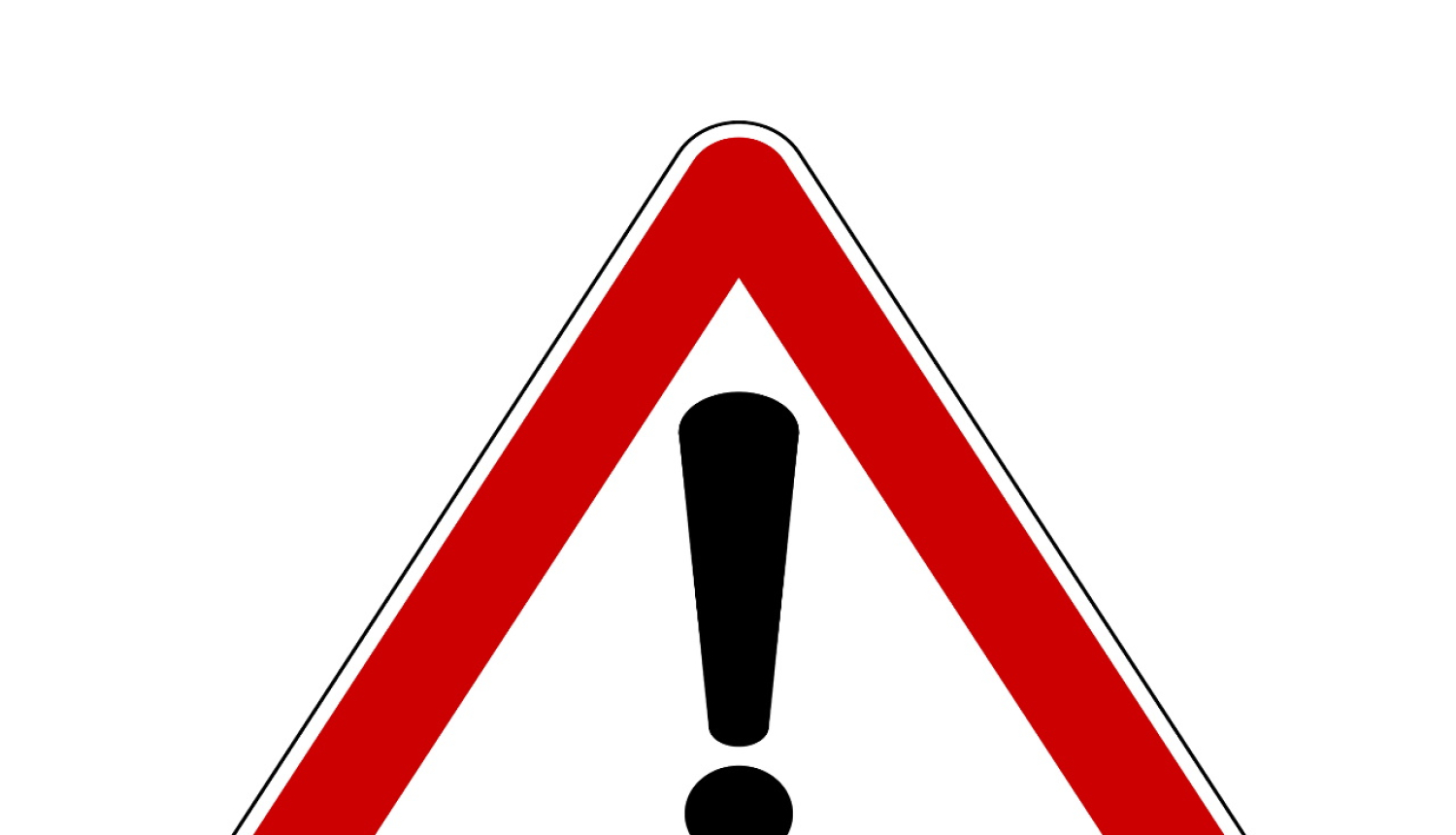 Ceļa zīme Uzmanību