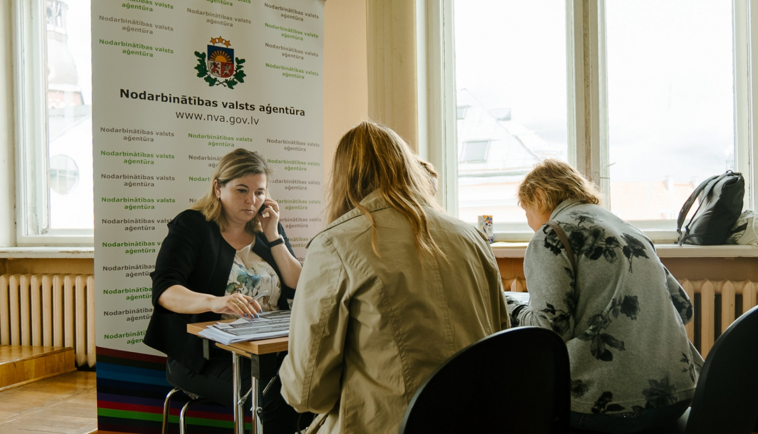 Darba birža Ukrainas atbalsta centrā