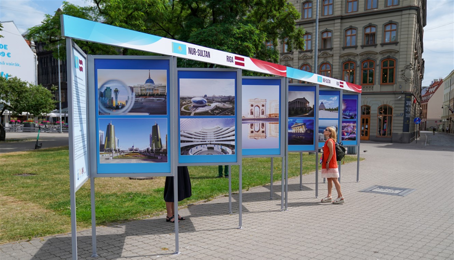 Fotoizstāde par Kazahstānas galvaspilsētu Nursultanu