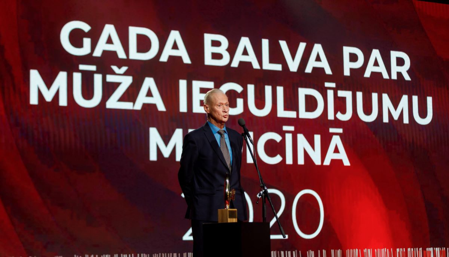 Balvu "Gada balva par mūža ieguldījumu medicīnā” saņem medicīnas zinātņu doktors, ārsts ķirurgs Andrejs Pavārs