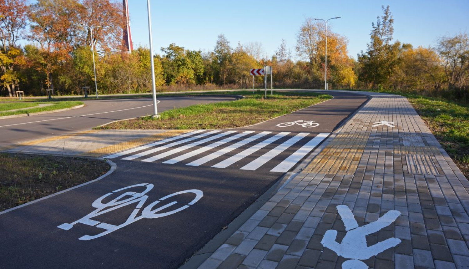 Rekonstruēta gājēju pāreja