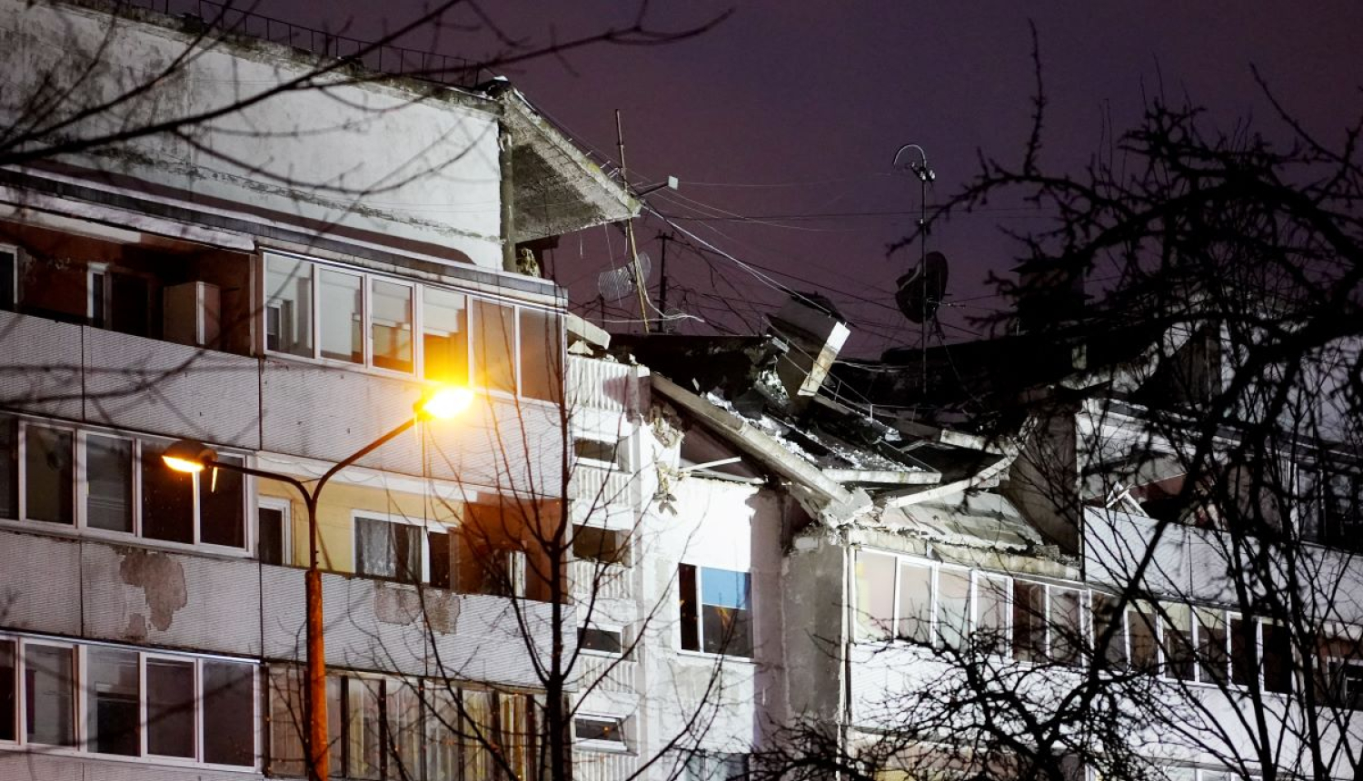 Gāzes sprēdzienā cietusī māja