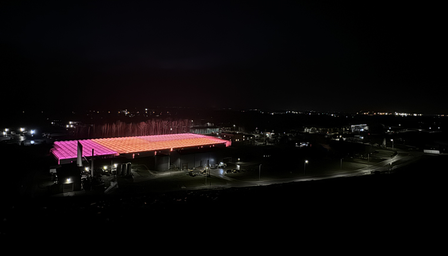 Getliņu poligons tumsā