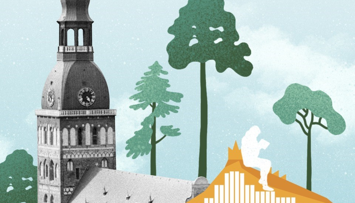 Doma baznīca, koki, Nacionālā bibliotēka