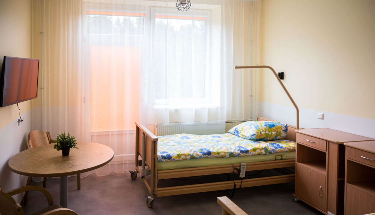 Istaba sociālās aprūpes centrā Gaiļezers