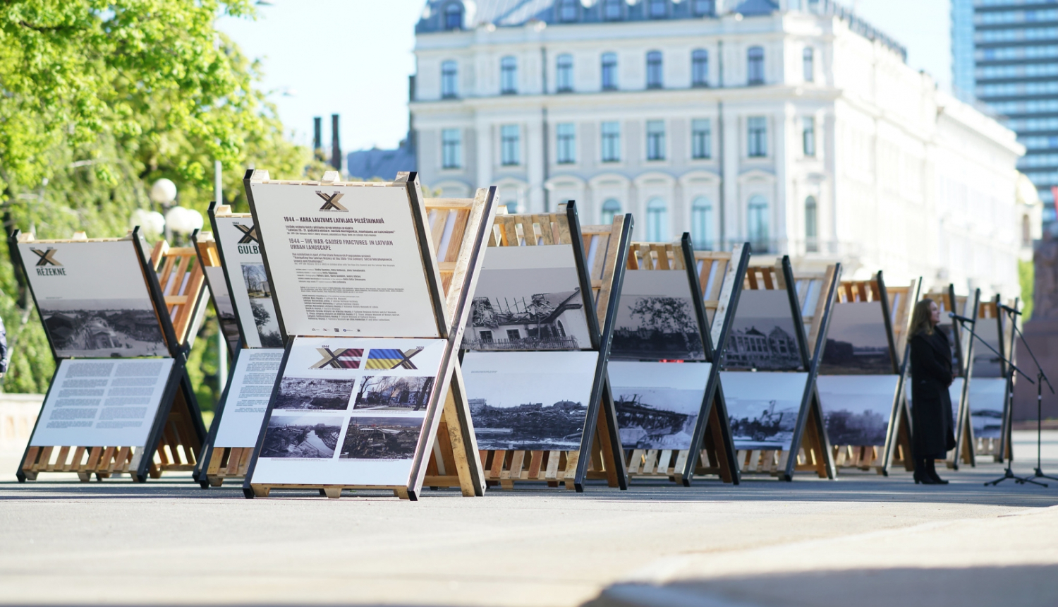 Izstāde “1944 – kara lauzums Latvijas pilsētainavā"