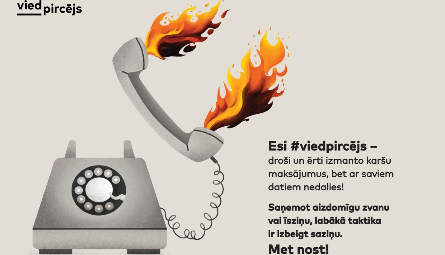 Degoša tālruņa klausule