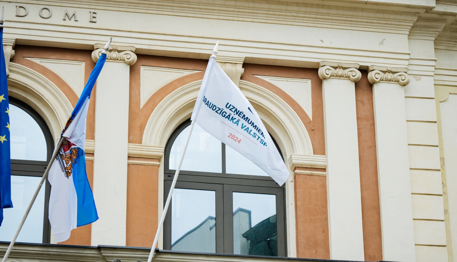 Karogs "Uzņēmējiem draudzīgākā valstspilsēta 2024"