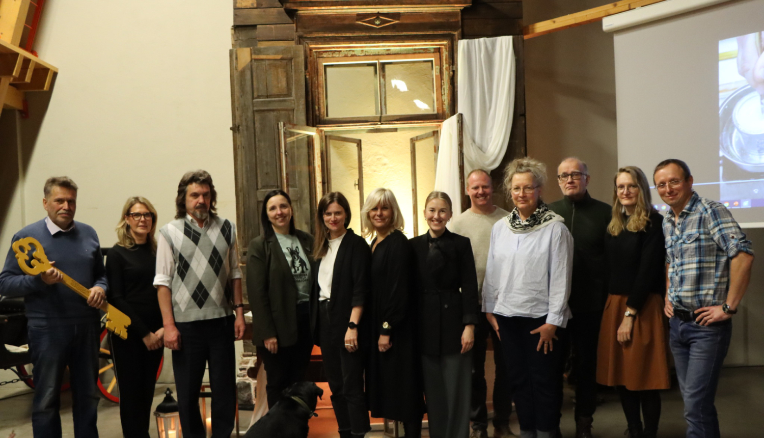 Koka logu restaurācijas darbnīcu noslēguma pasākuma dalībnieki