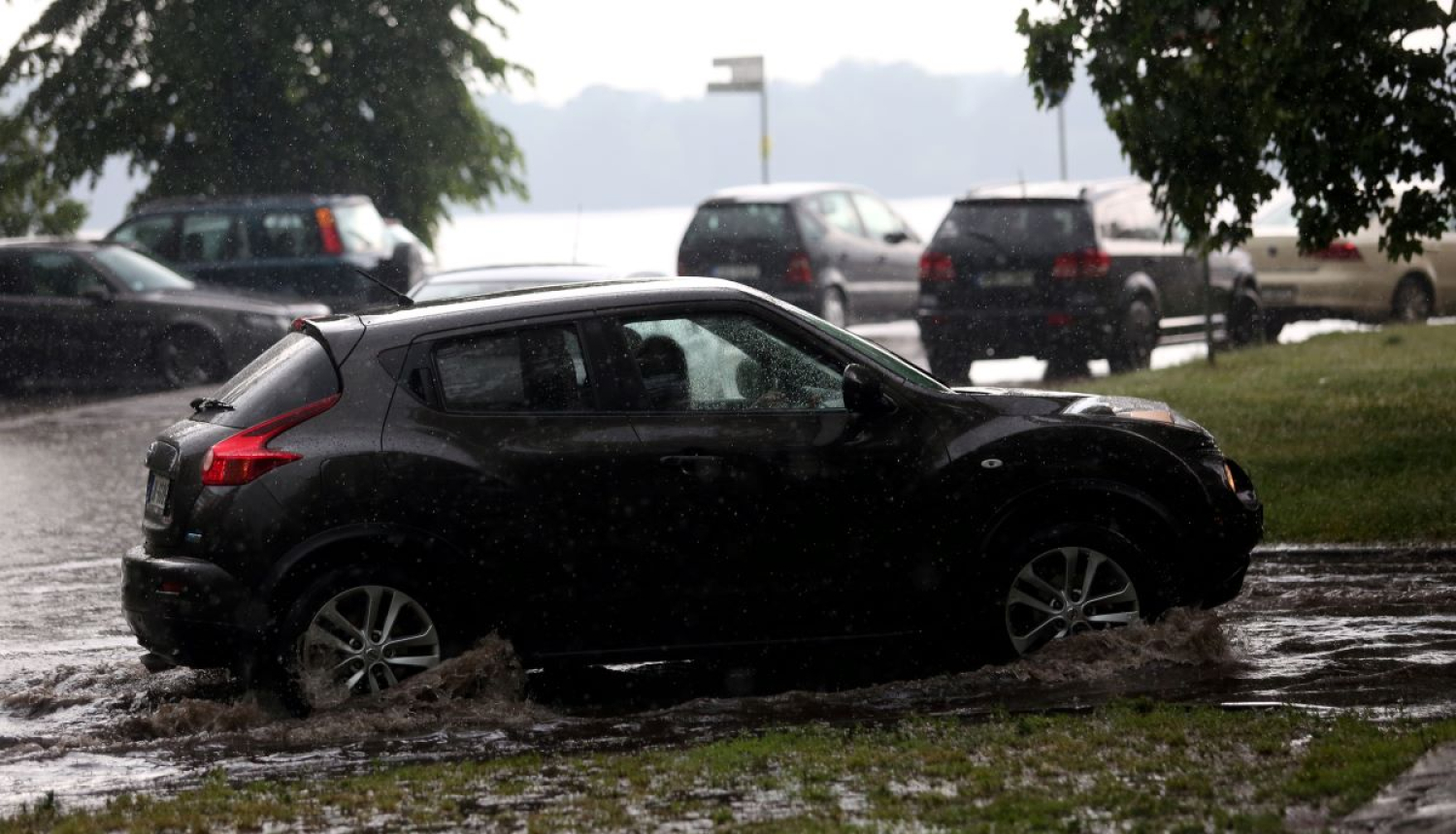 Applūdušās Rīgas ielas