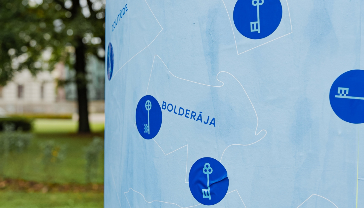 Atslēdziņas Rīgas apkaimju kartē