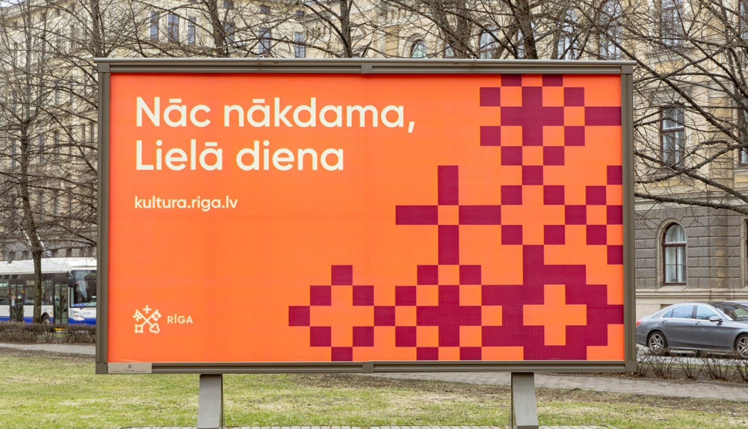 Lieldienu pilsētvides plakāts