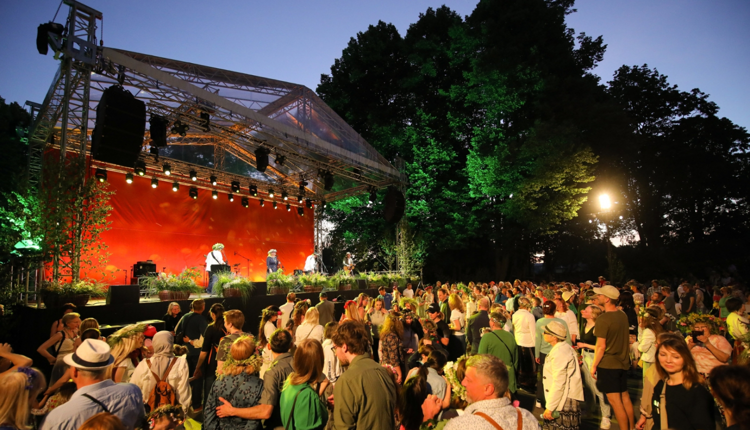 Līgo pasākums Dzegužkalnā